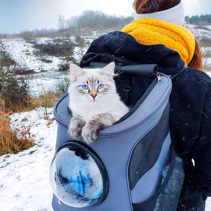 Lightweight Breathable Space Capsule for Pet, Outdoor Bag, Astronaut Carrier, Travel Backpack for Cat and Dog, High Quality