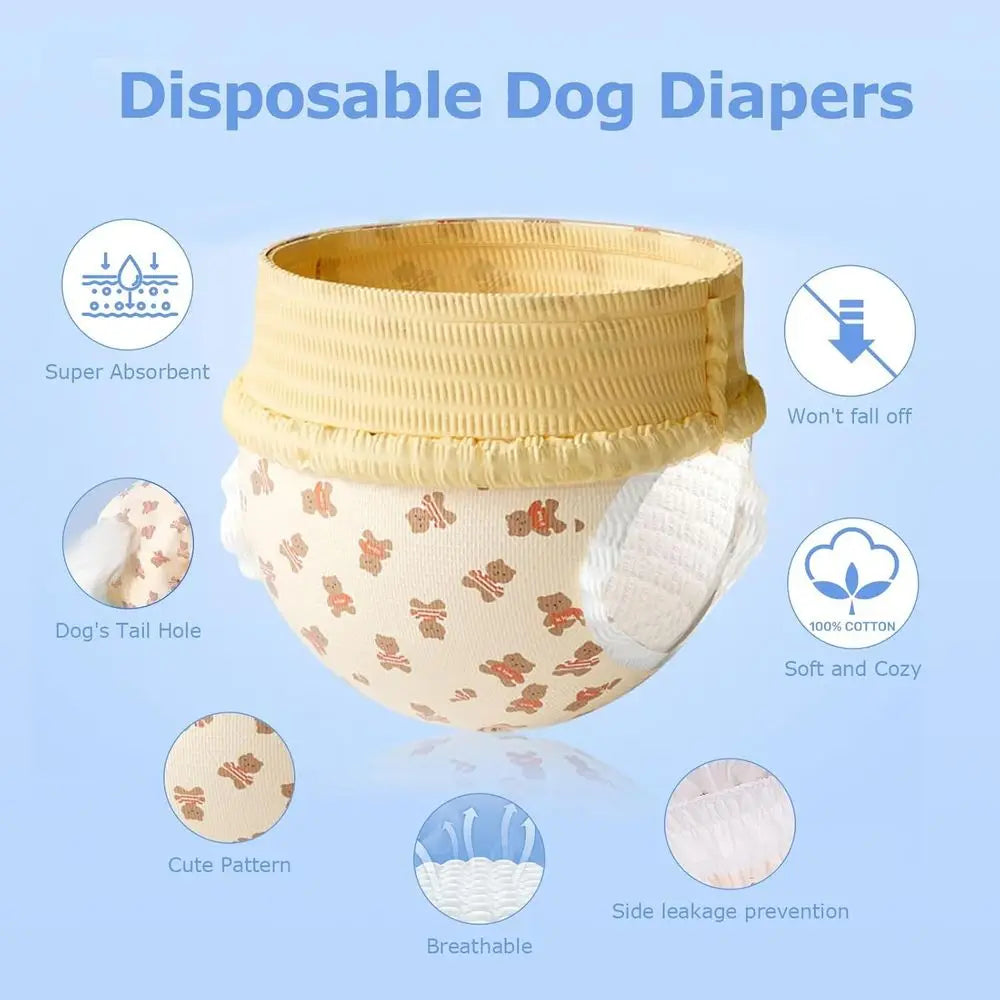 Dog Diapers Female, Disposable DA
