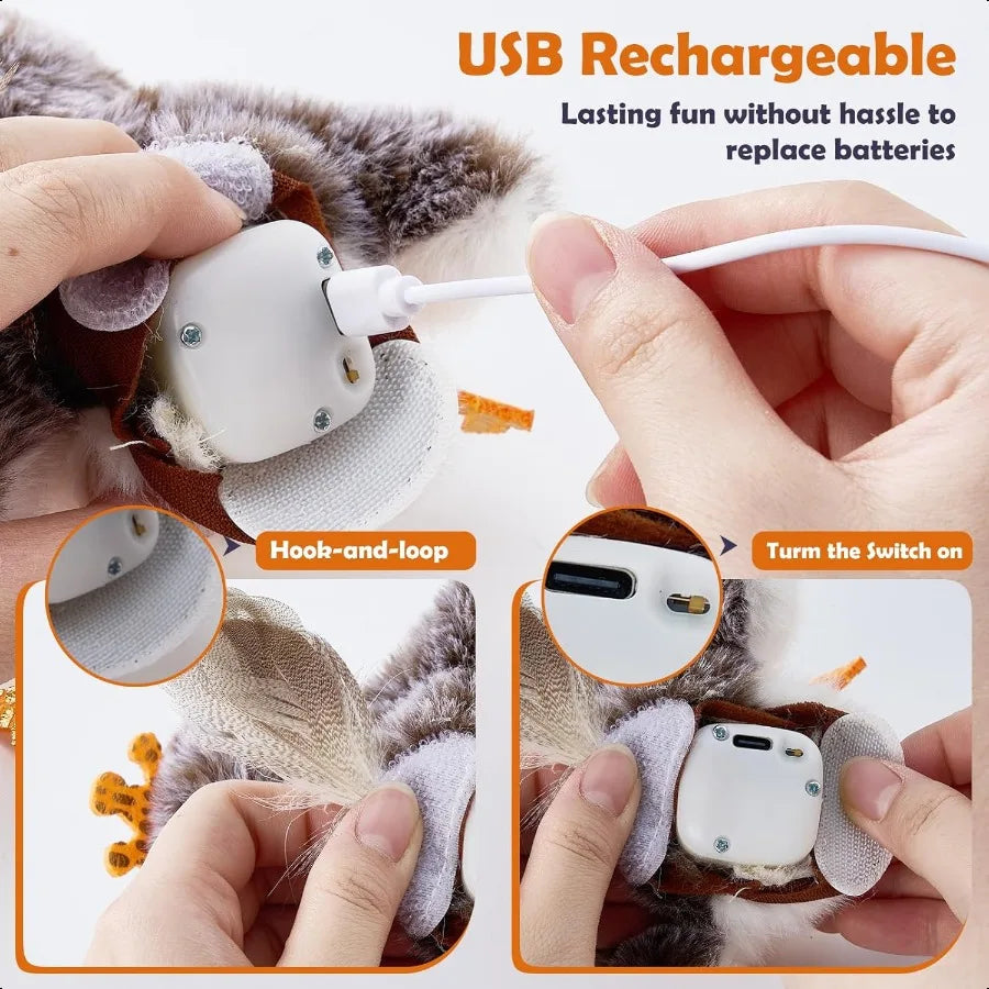 Flapping Bird Cat Toy