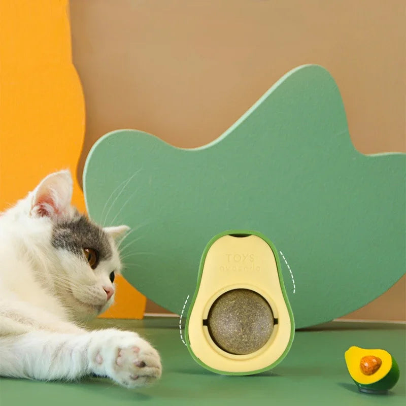 Stick-on Ball Cats Teeth Cleaning Catnip Ball Toys s