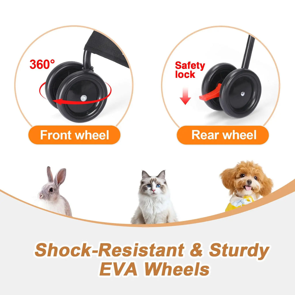 Travel Portable Dog Stroller,