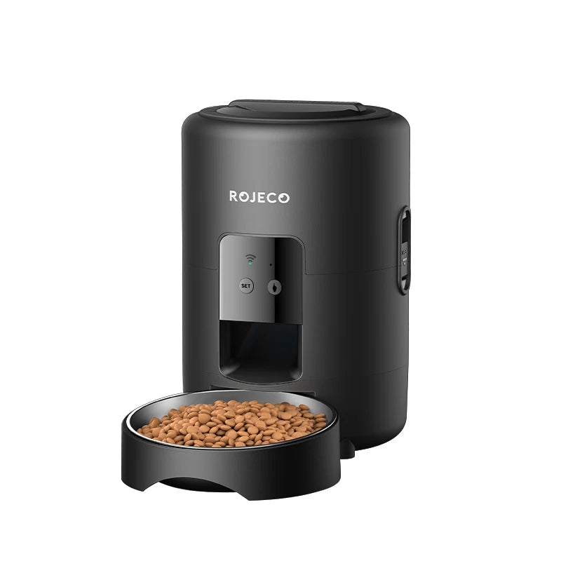 ROJECO Automatic Cat Feeder 2L Smart Pet Food Kibble