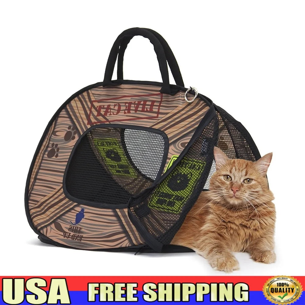 Collapsible Lightweight Cat Carrier