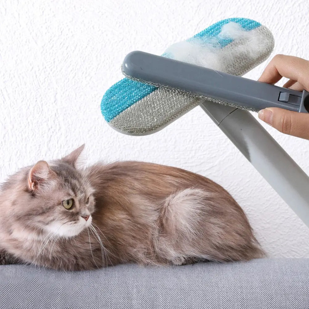 3 in 1 Pet Hair Remover Brush Long Handle