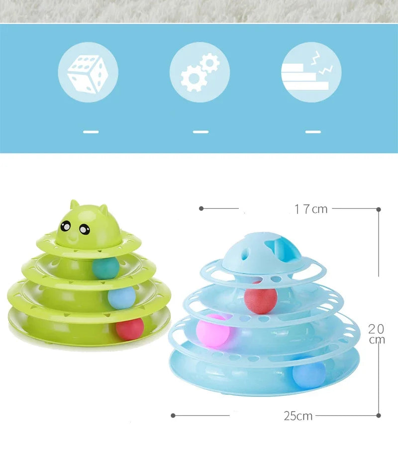 Interactive Toy For Cats Pet toy Paw Toy Katten Speelgoed Tower Cat Accessories Smart Pets Toy Jouet Pour Chat Supplies