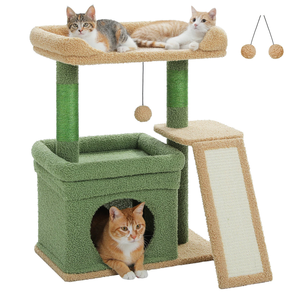Small Cat Tree for Indoor Cat Tower o