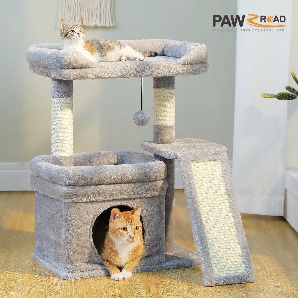 Small Cat Tree for Indoor Cat Tower o