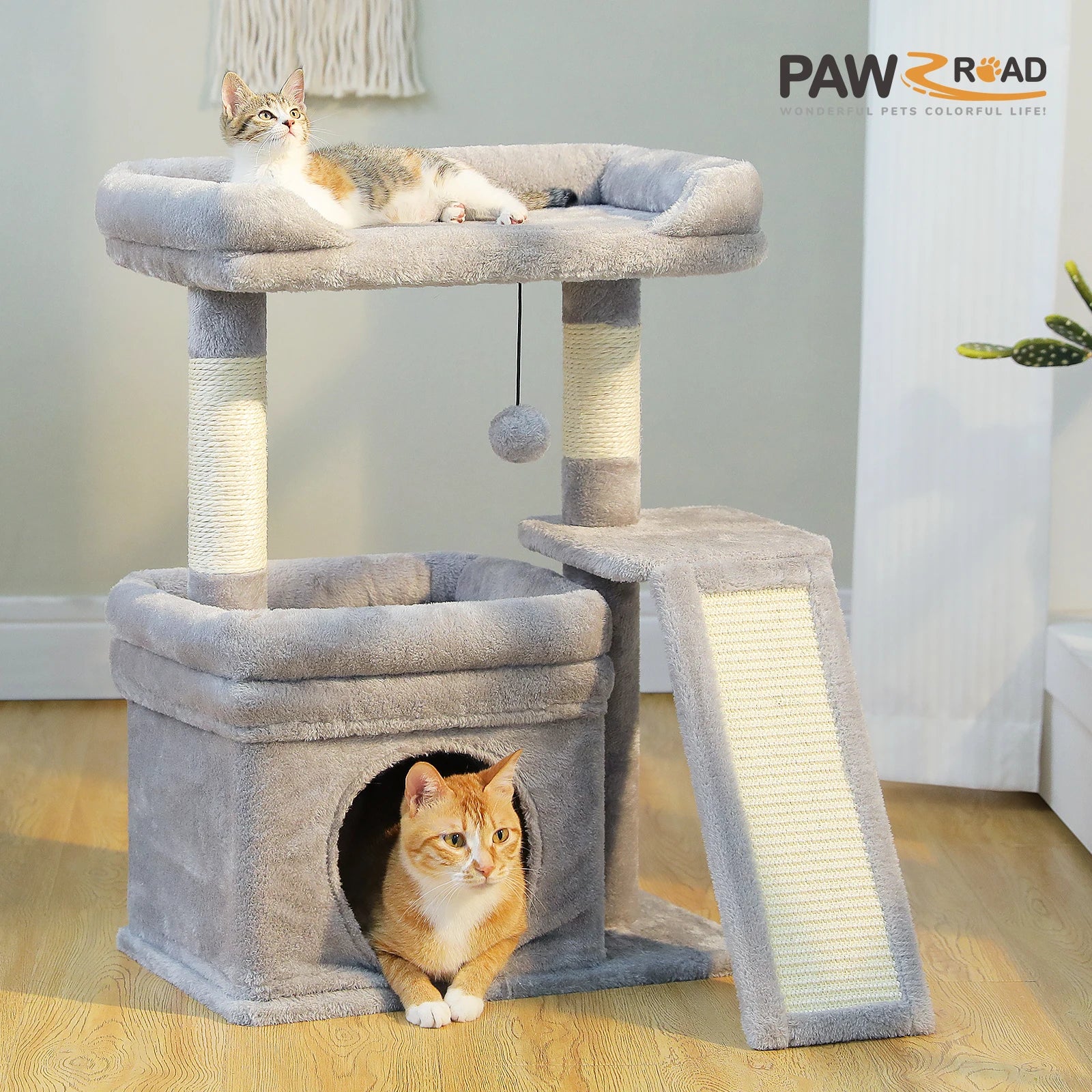 Small Cat Tree for Indoor Cat Tower o