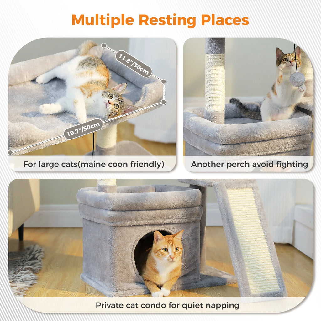 Small Cat Tree for Indoor Cat Tower o