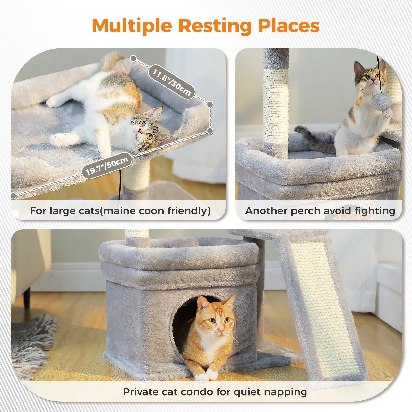 Small Cat Tree for Indoor Cat Tower o
