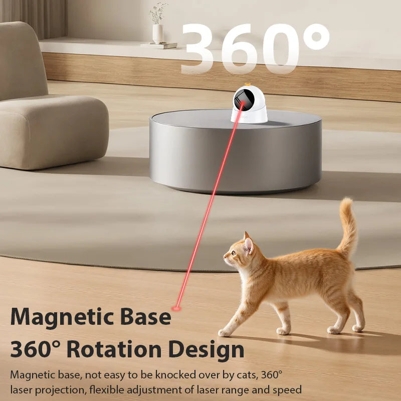 ROJECO Automatic Cat Laser Toy Interactive 360°
