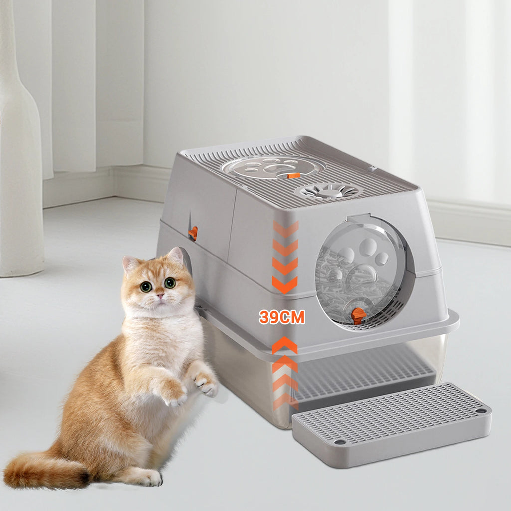 Stainless Steel Litter Box w