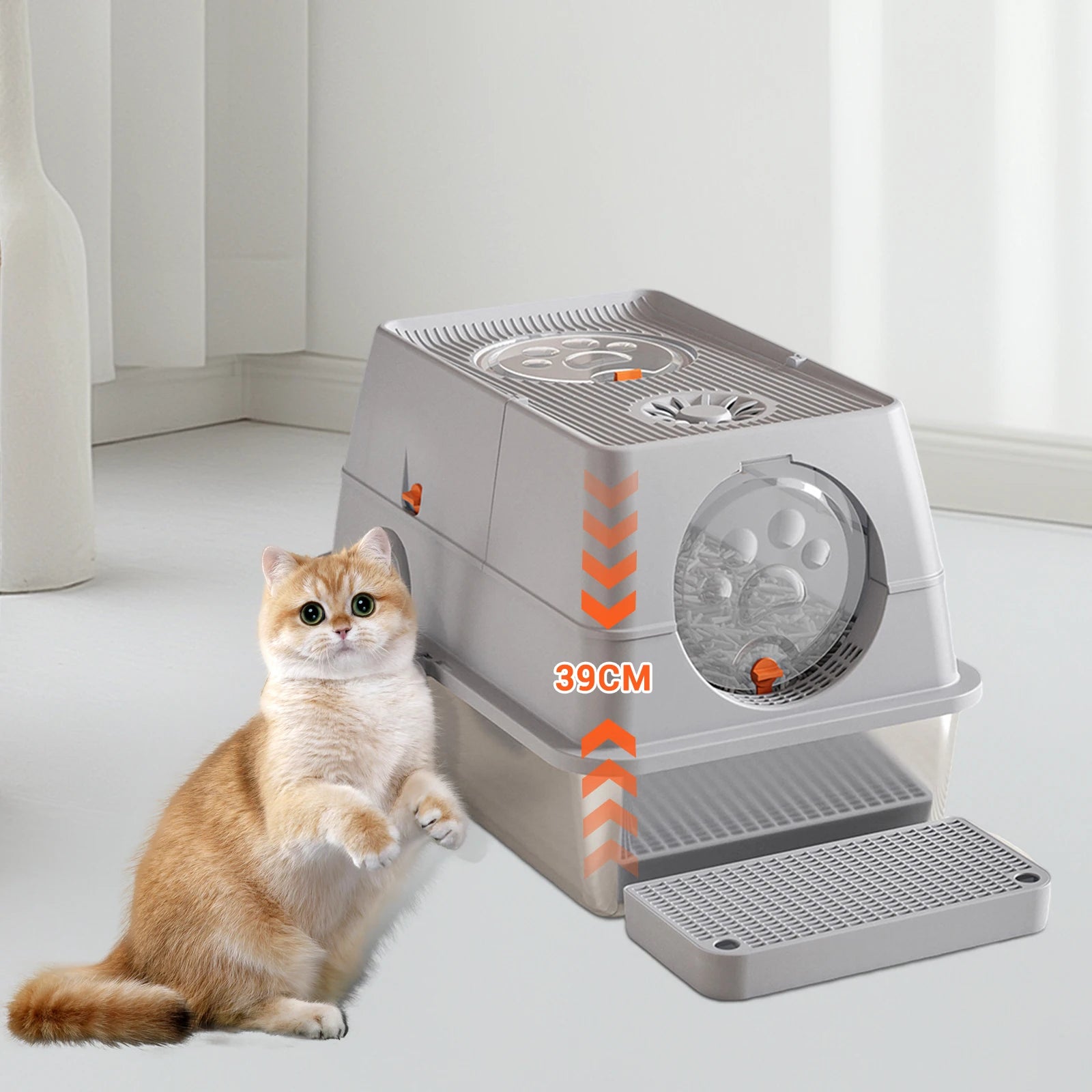 Stainless Steel Litter Box w