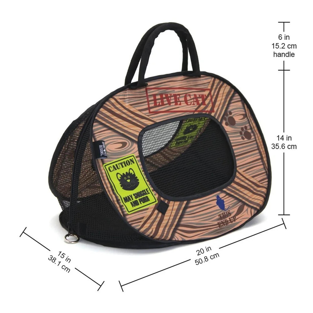 Collapsible Lightweight Cat Carrier