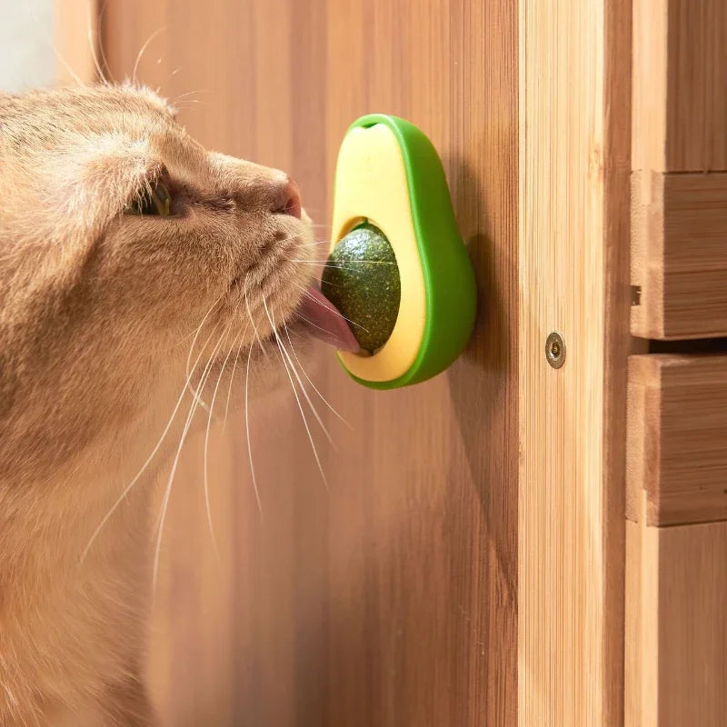 Stick-on Ball Cats Teeth Cleaning Catnip Ball Toys s