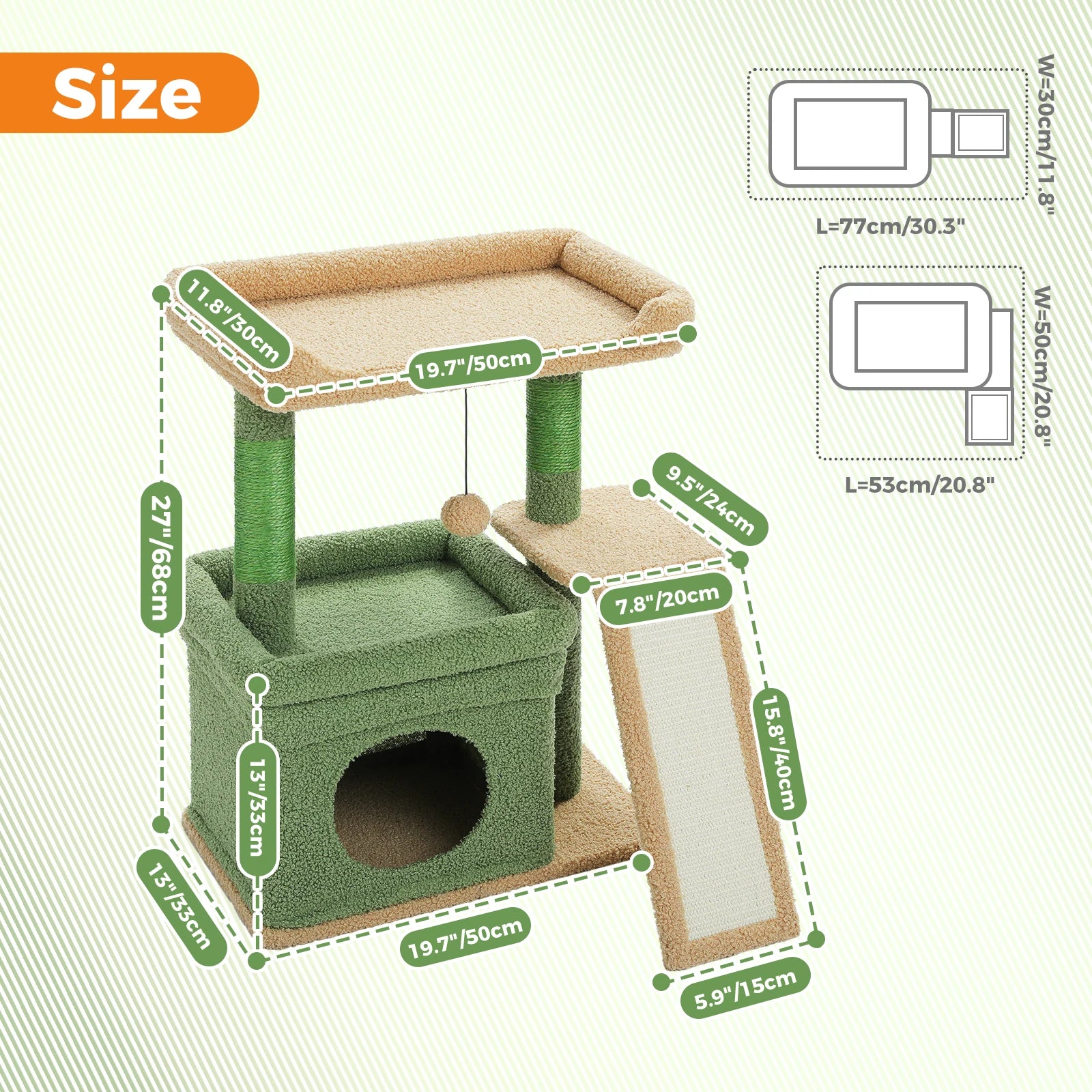 Small Cat Tree for Indoor Cat Tower o