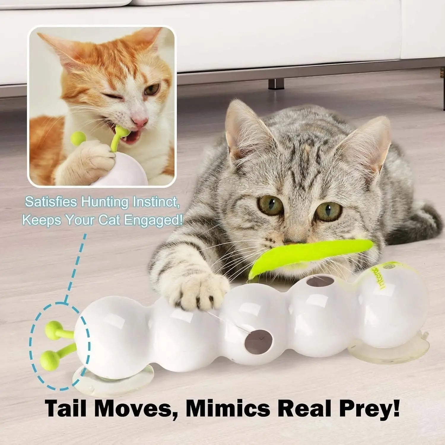Intelligent Interactive Cat Stick Pro With Replaceable
