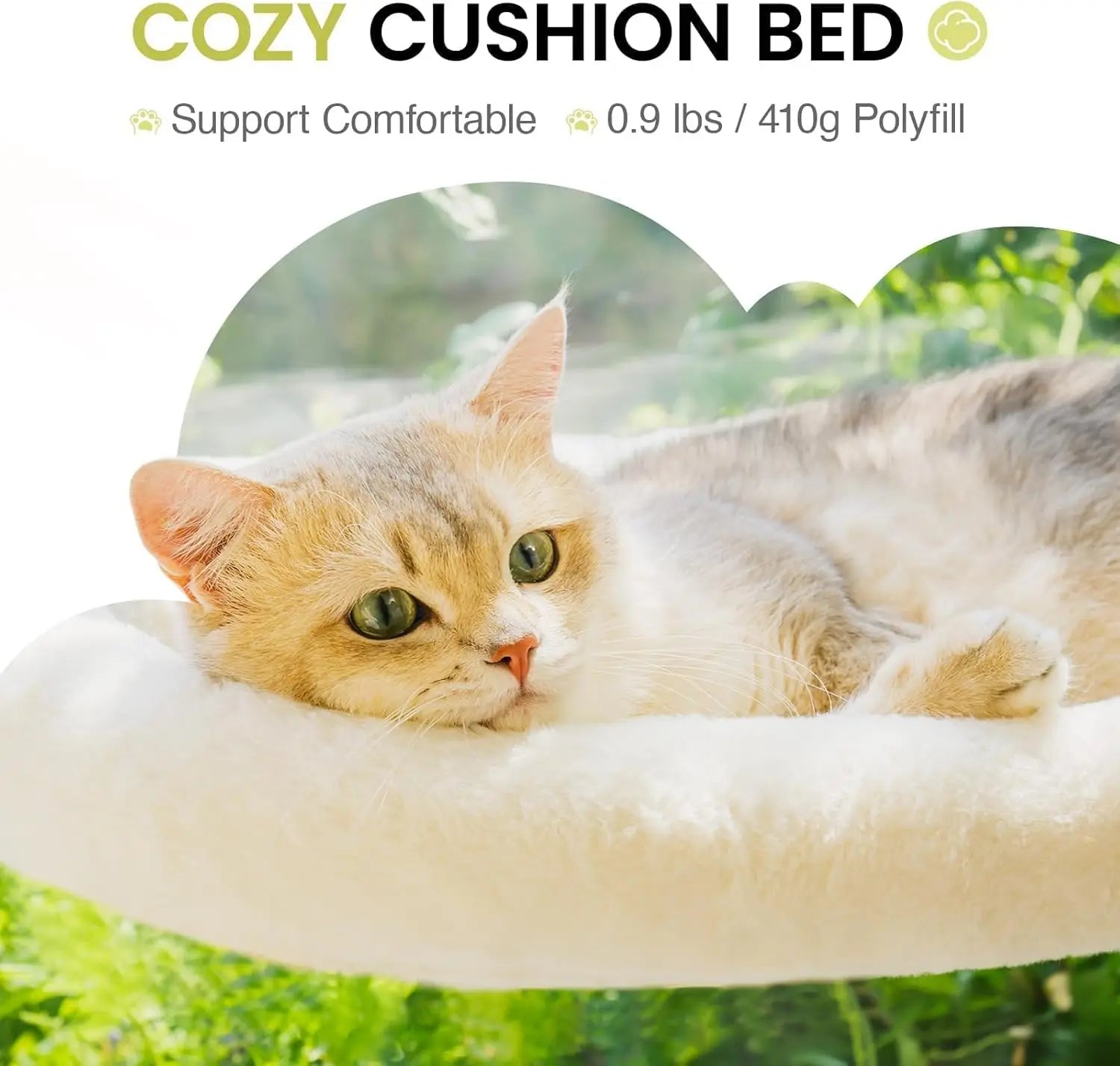 Mewoofun Foldable Cat Window Perch
