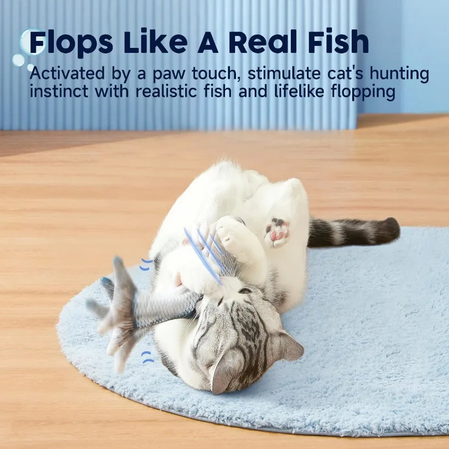 Cat Toys Flopping Fish