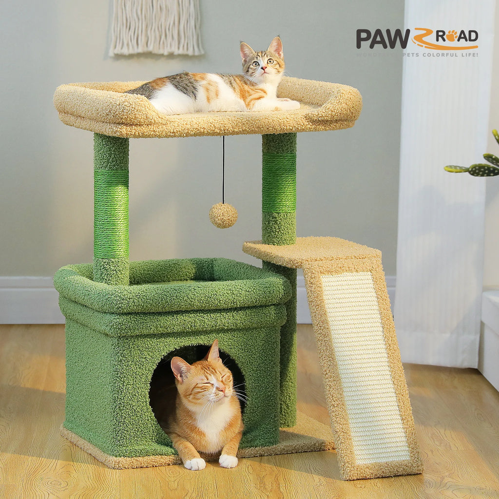 Small Cat Tree for Indoor Cat Tower o