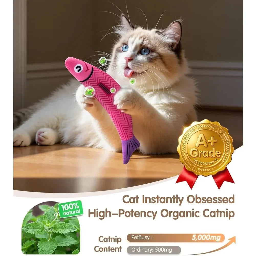 Catnip Fish Toy