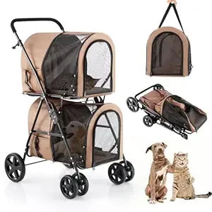 Pet Stroller for Small to Medium Dogs and Cats,